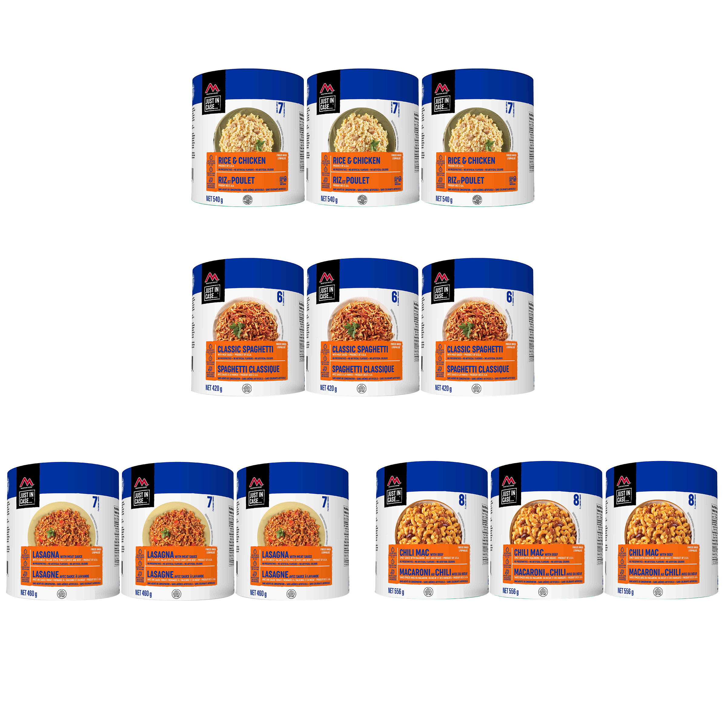 Mountain House® 2 Week Food Supply Cans