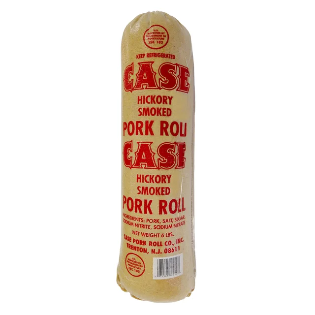 Case Hicory Smoked Pork Roll, 6 lbs