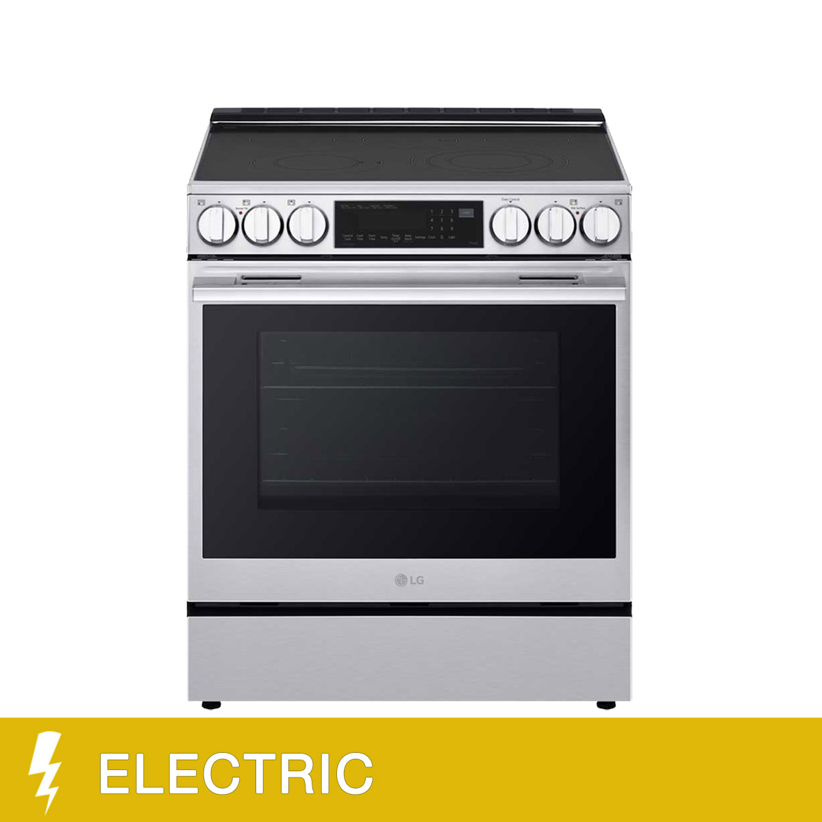 LG 30 in. 6.3 cu ft. Slide-in Electric Range with ProBake Convection and Instaview Door