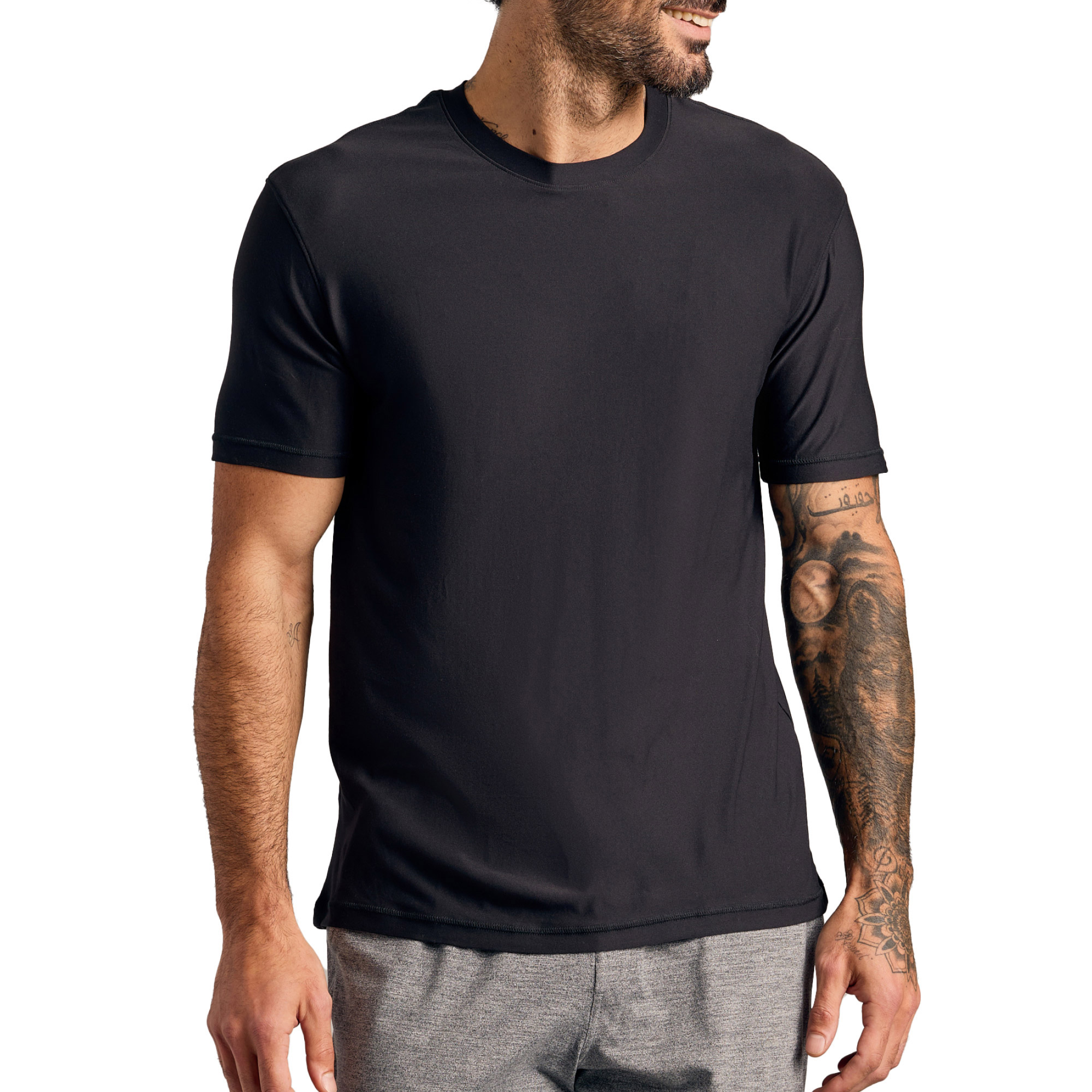 True Classic Men’s Active Crew Neck Tee  3-pack