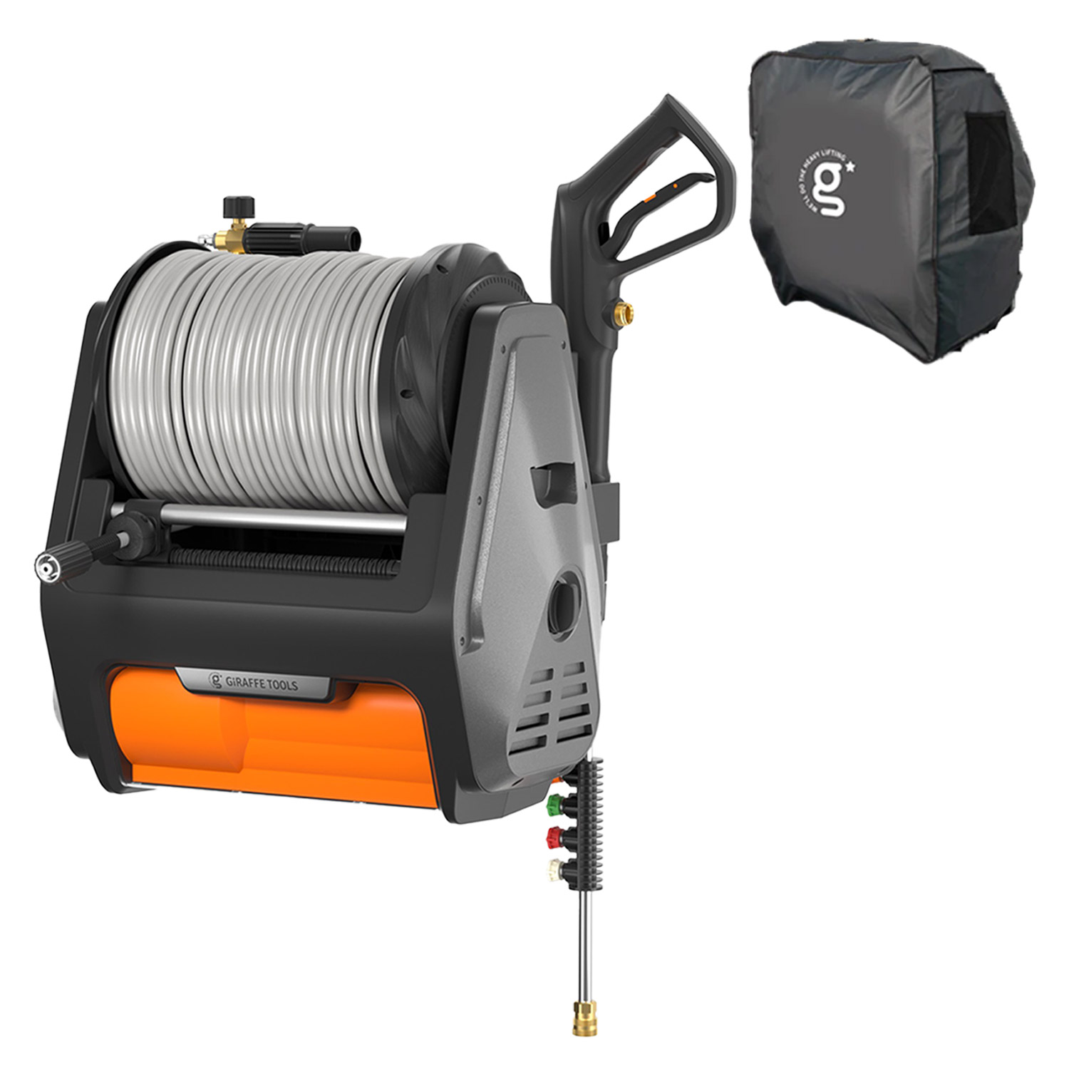 Giraffe Tools Grandfalls Pressure Washer Pro 3700PSI with 100ft