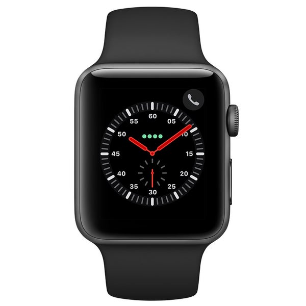 Apple Watch Series 3 GPS + Cellular with Black Sport Band Apple Watch Series 3 GPS + Cellular with Black Sport Band