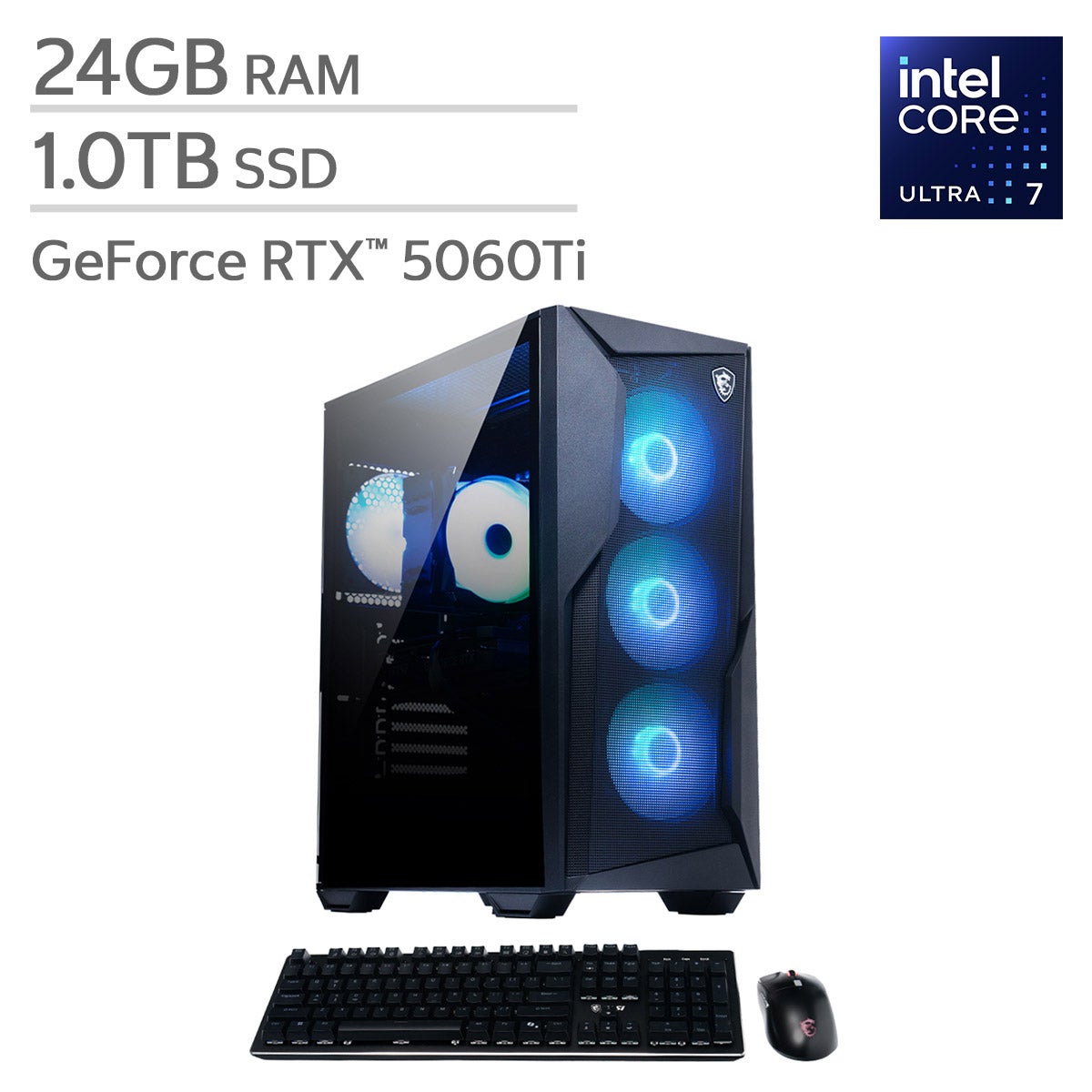 MSI Codex R2 AI Gaming Desktop – Intel Core Ultra 7 265 - GeForce