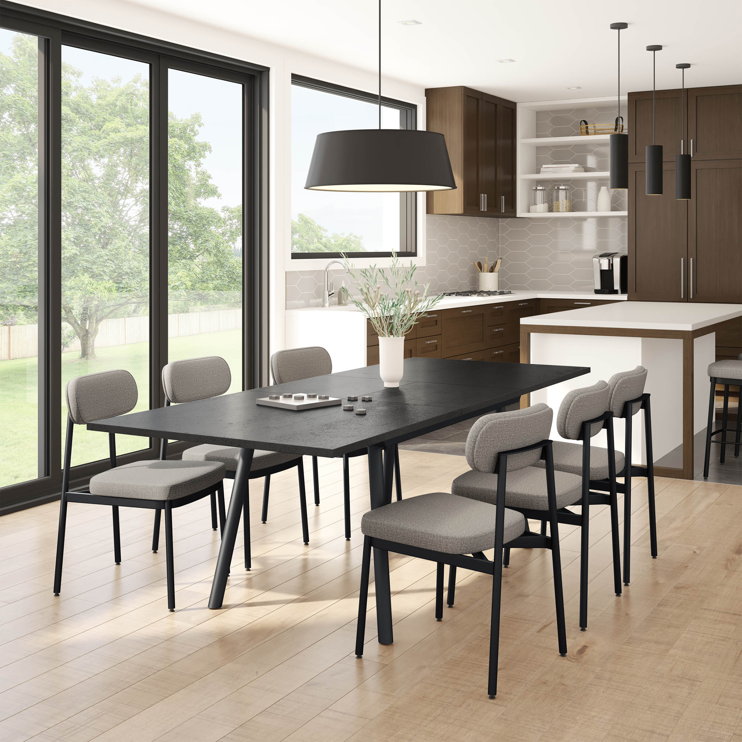 Amisco Faber 183 cm (72 in.) Extendable Dining Table