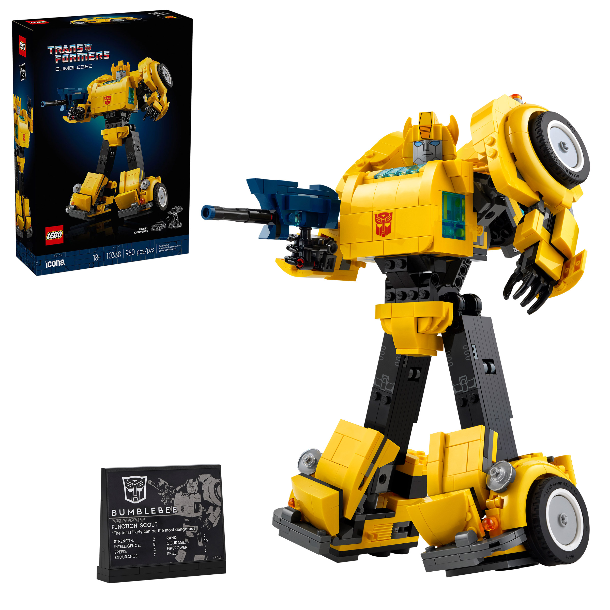 LEGO Icons Transformers Bumblebee Set 10338