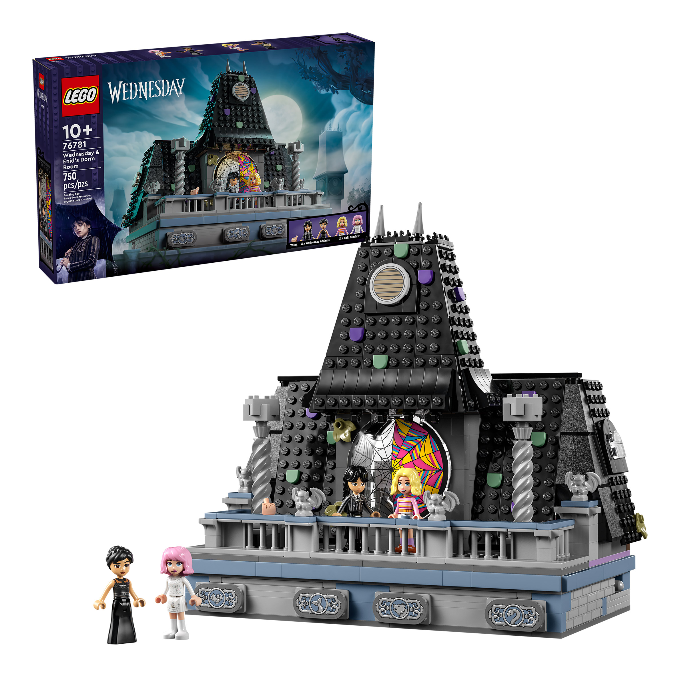LEGO Wednesday: Wednesday & Enid’s Dorm Room Building Set with Dolls 76781