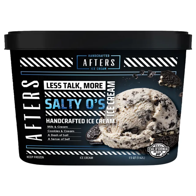 AFTERS SALTY OREO ICE CREAM HALF GALLON