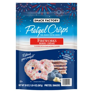SNACK FACTORY FIREWORK CREME PRETZEL CRISP 20 OZ
