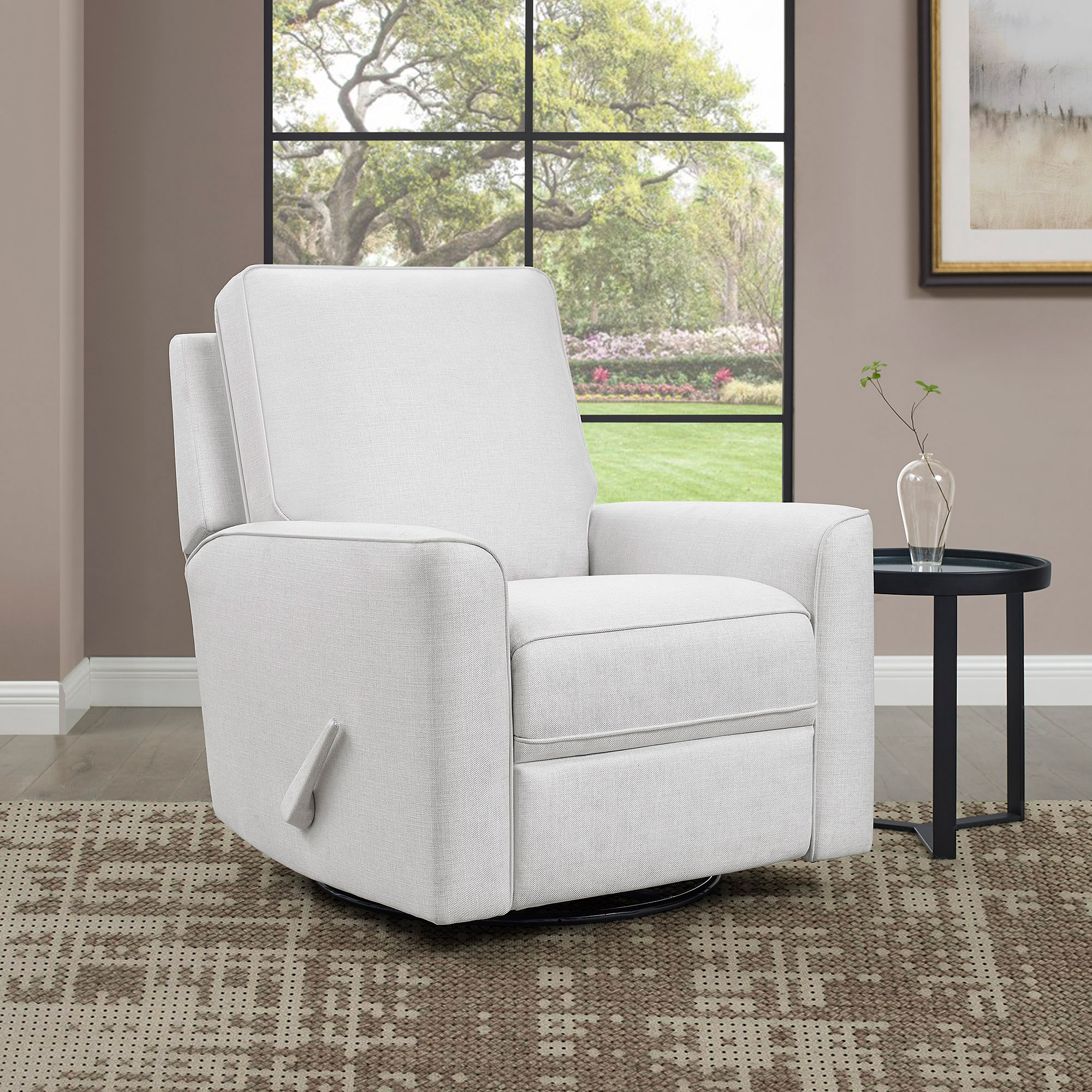 True Innovations – Paxley Fabric Swivel Glider Recliner