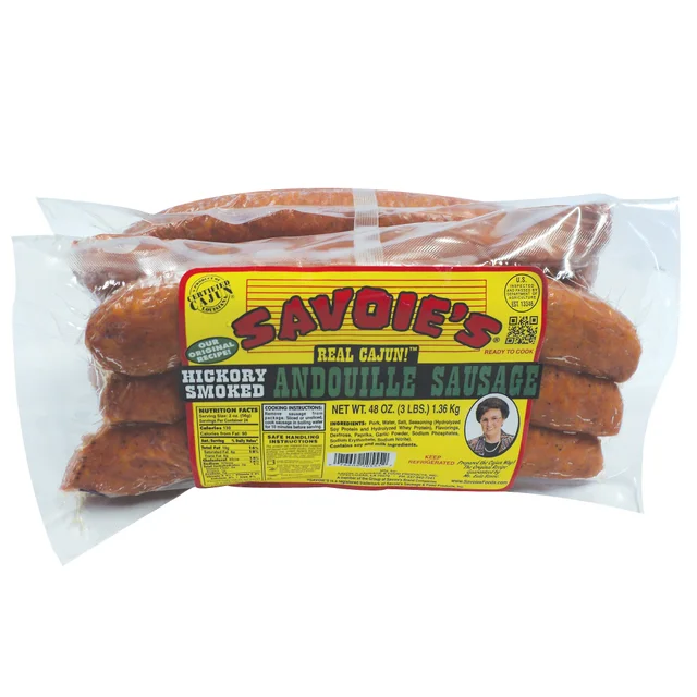 Savoie's Smoked Andouille Sausage, 48 oz