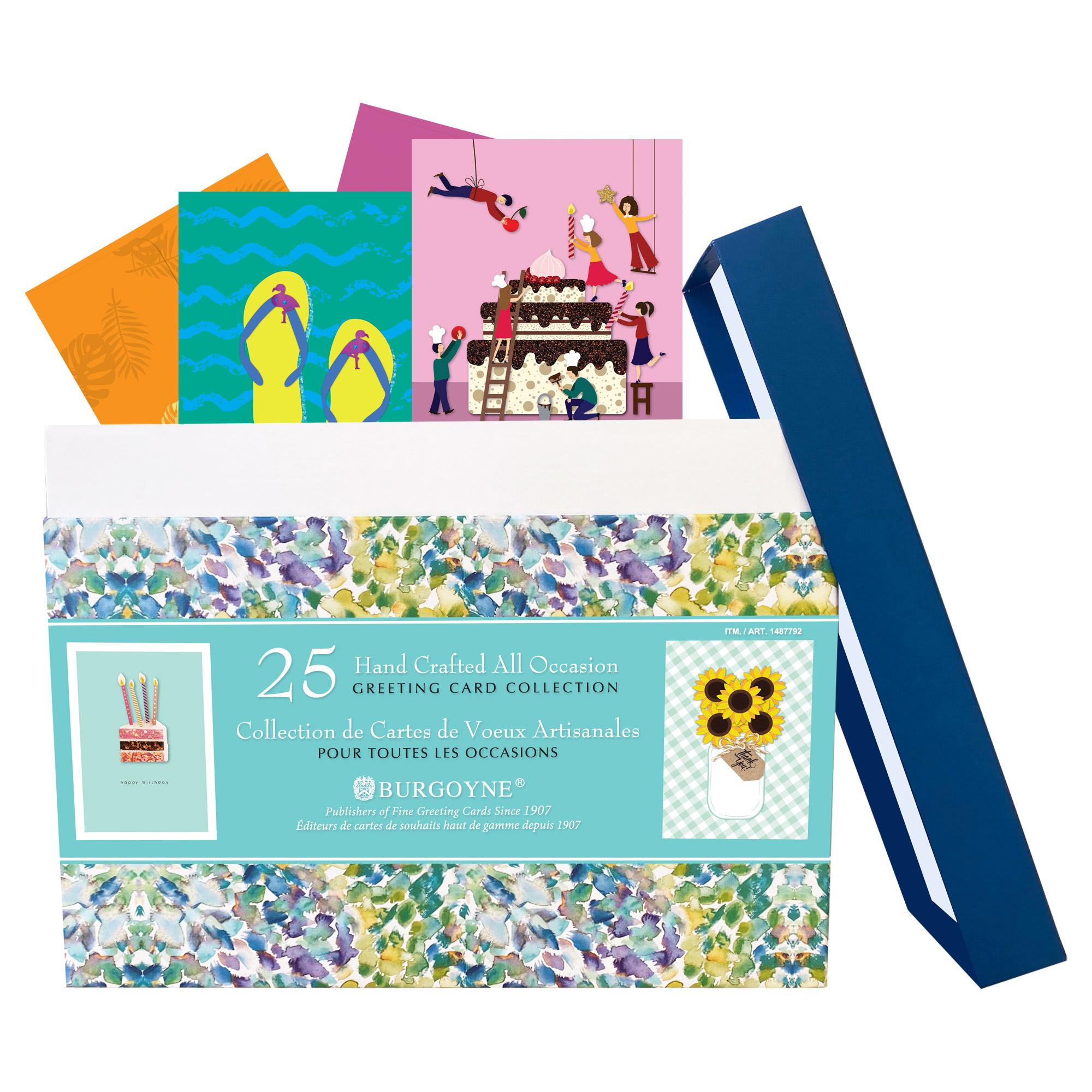 All-Occasion Handmade Greeting Cards - 25-Count - English Only