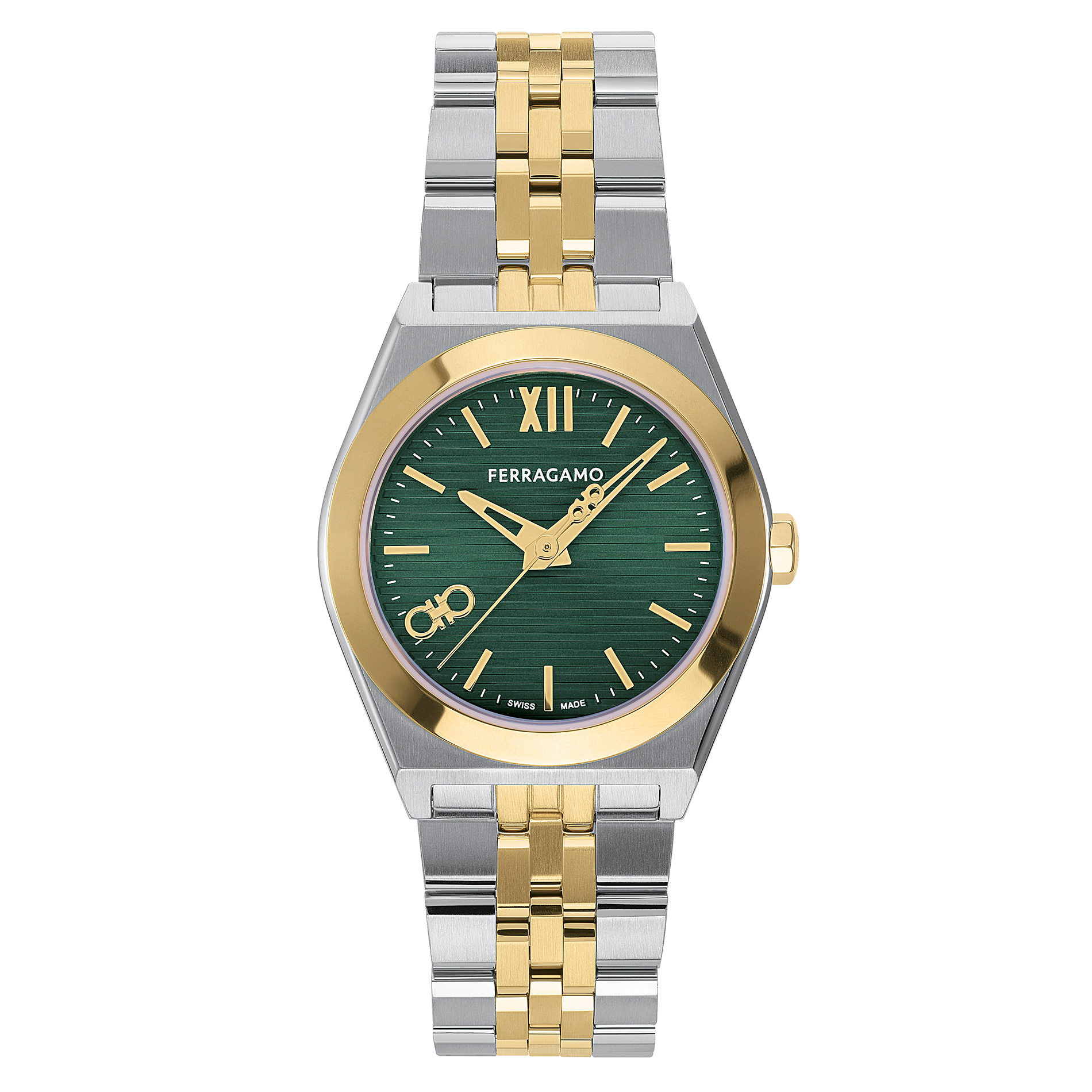 Ferragamo Vega New Green Dial Women's Watch