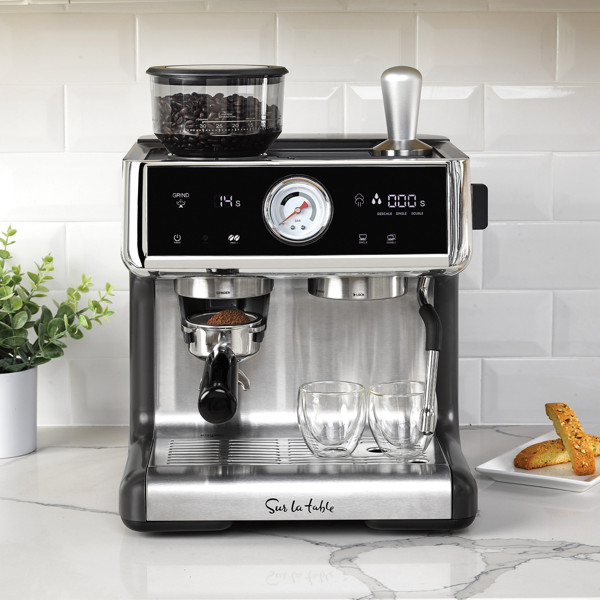 Sur La Table Espresso Maker with Dual Boiler Heating Costco