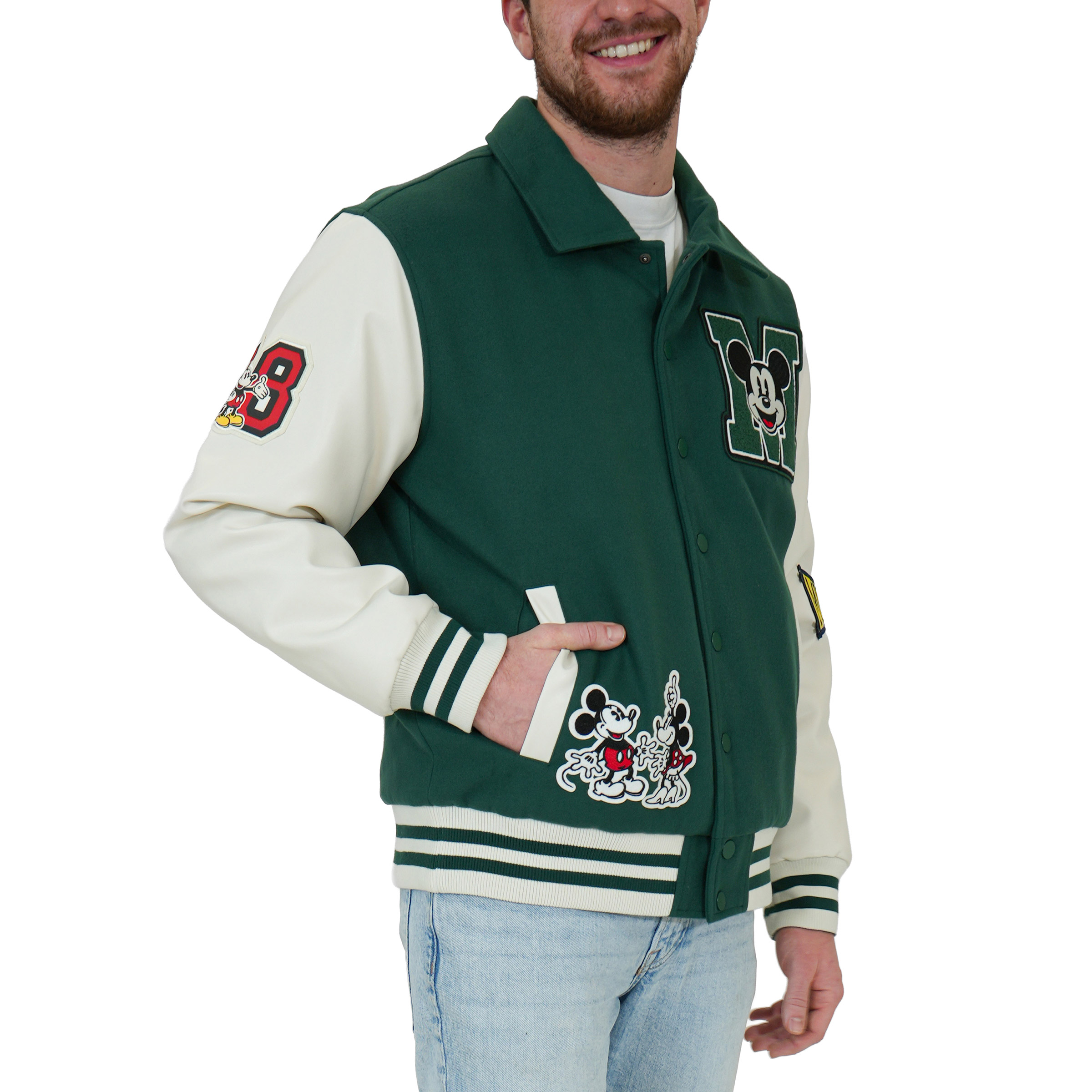ディズニー　バーシティジャケット アメリカ Disney Adult Unisex Varsity Jacket | Costco