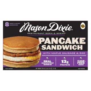 MASON DIXIE PANCAKE SANDWICH SAUSAGE & EGG 8/4.9 OZ