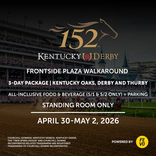 KYDERBY PLAZA 3DAY 1TICKPLAZAALL-INCLUF+B ITEM IS NON-REFUNDABLE