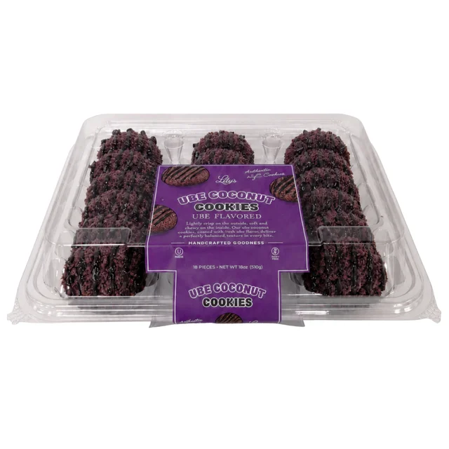 LILLY'S UBE COCO/CHOC COOKIES 18 OUNCES