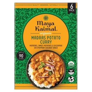 MAYA KAIMAL ORGANIC MADRAS POTATO CURRY 6/10 OZ