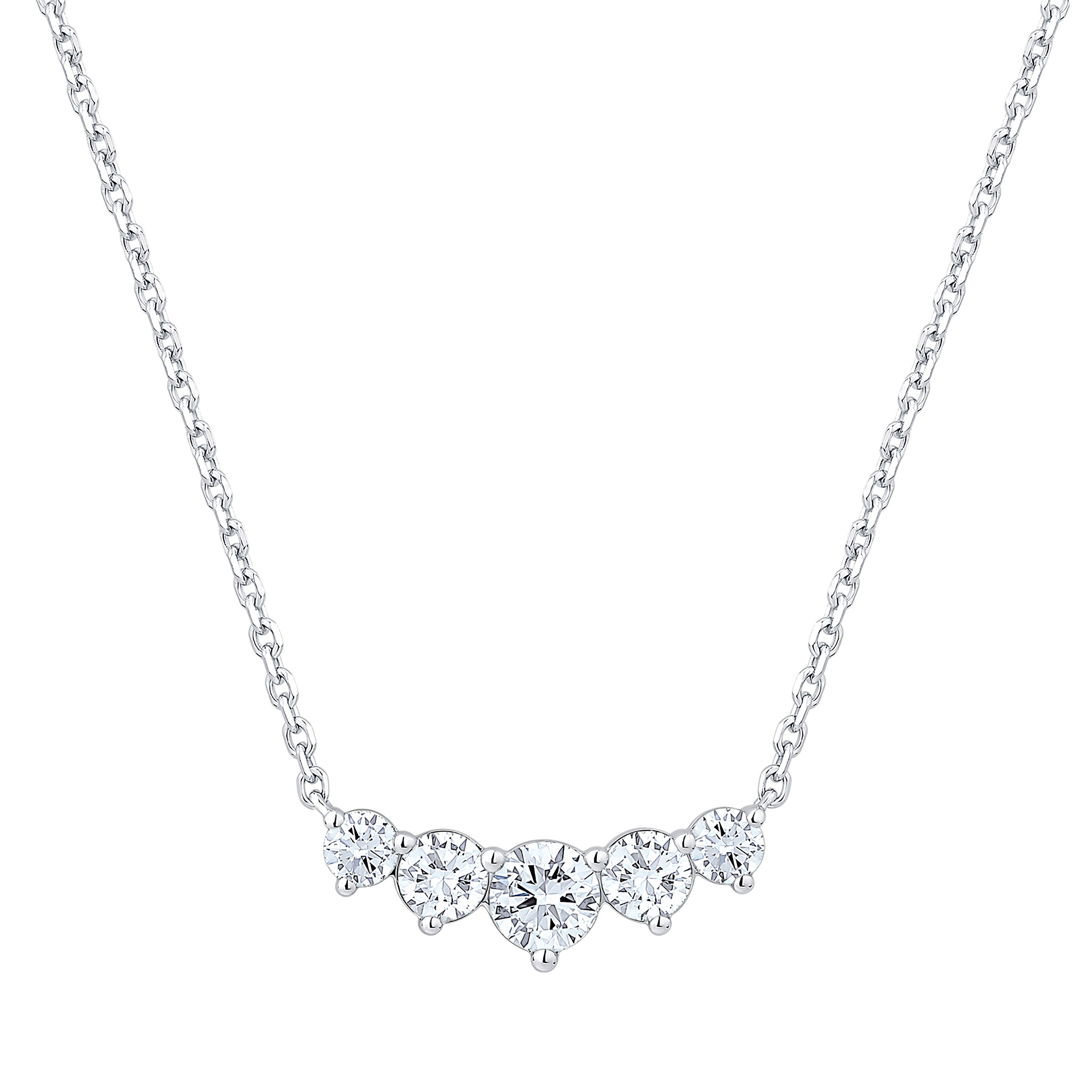 Round Brilliant Diamond Necklace (1.00 ctw)