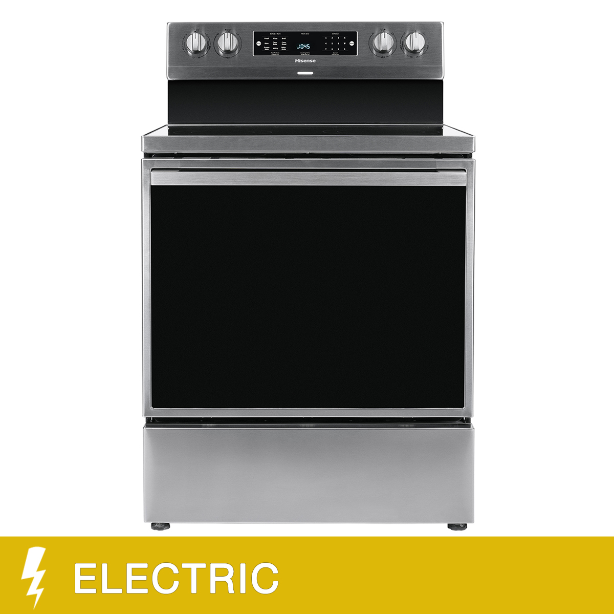 Hisense 30 in. 5.8 cu ft. Stainless Steel Electric Range with True Convection