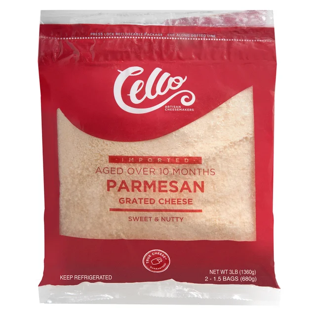 Cello Parmesan, Grated Cheese, 1.5 lbs, 2-count