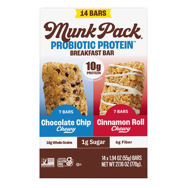 MUNK PACK PROBIOTIC PROTEIN BAR 14/1.94 OZ