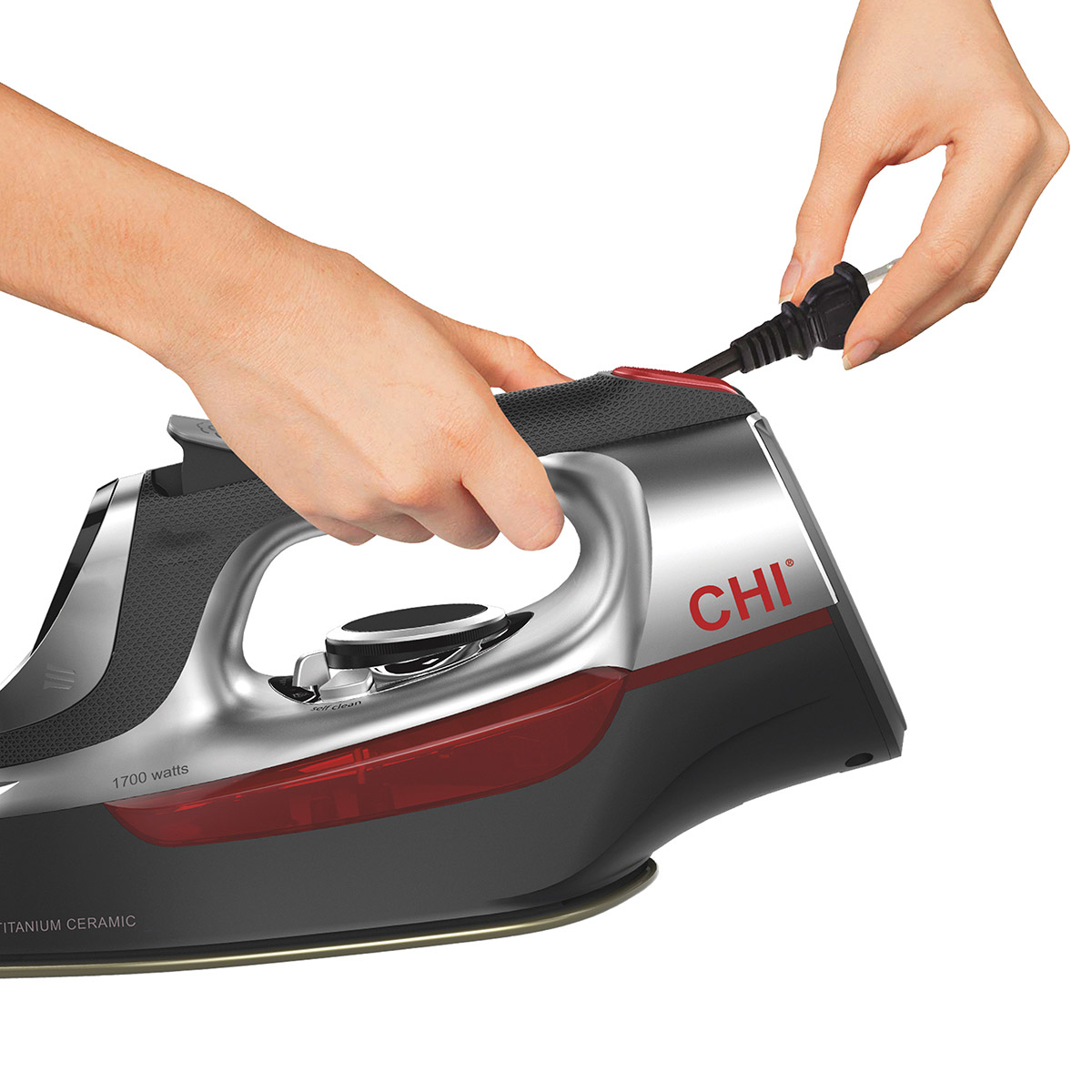 【i-ron】 CHI 360 Precision Steam Iron, Titanium-Infused Ceramic