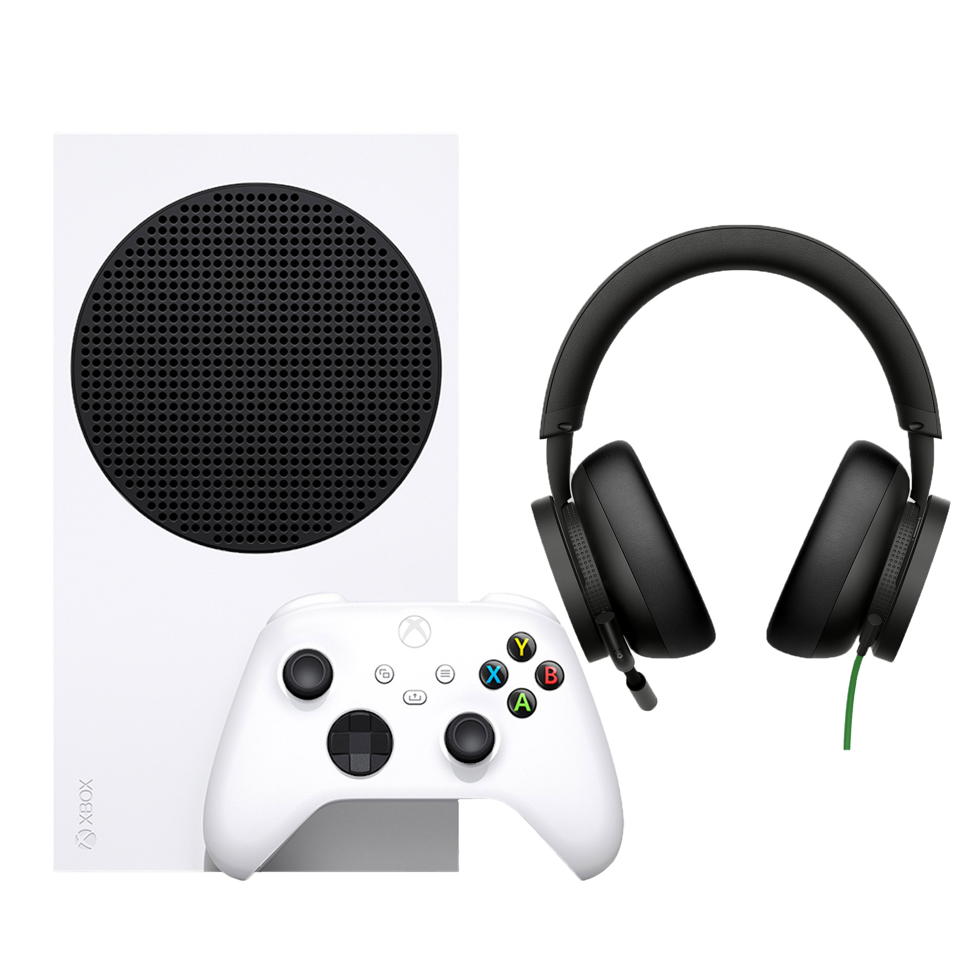 Xbox Series S with Wired Stereo Headset 