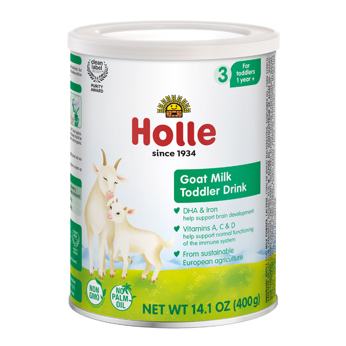 Holle Goat Milk, Toddler Drink, 6 - 14.1 oz. Tins | Costco