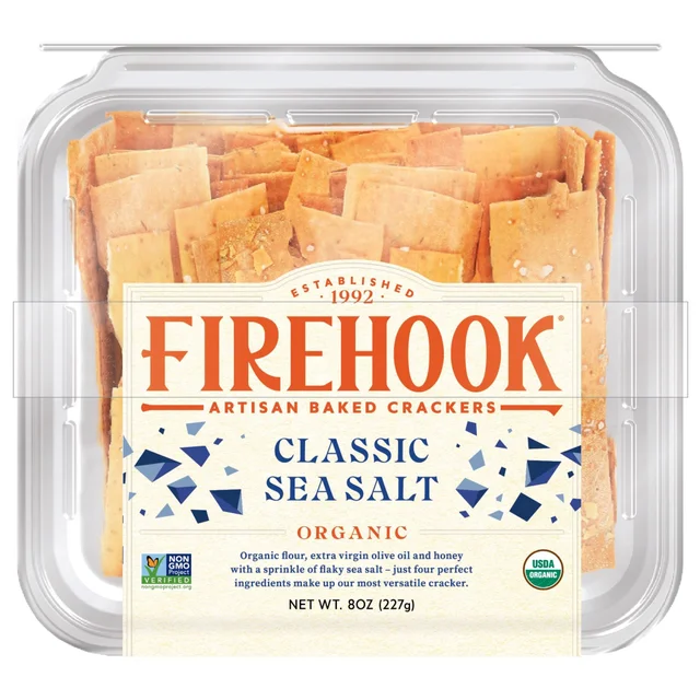 FIREHOOK ORGANIC BAKED CRACKERS 2/8 OZ