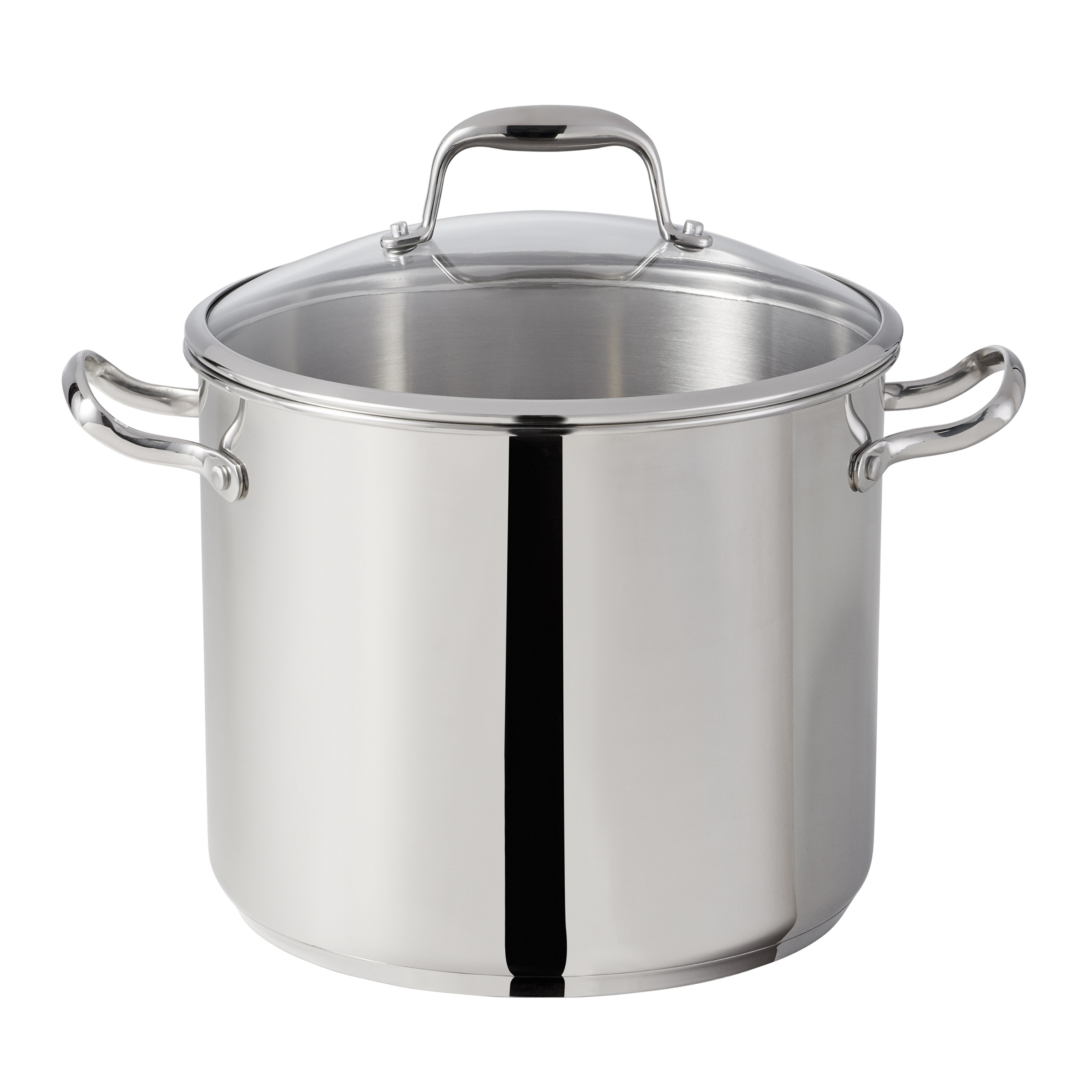 Lagostina Ambiente Stainless Steel Stockpot, 11.5 L ( 12.1 qt.)