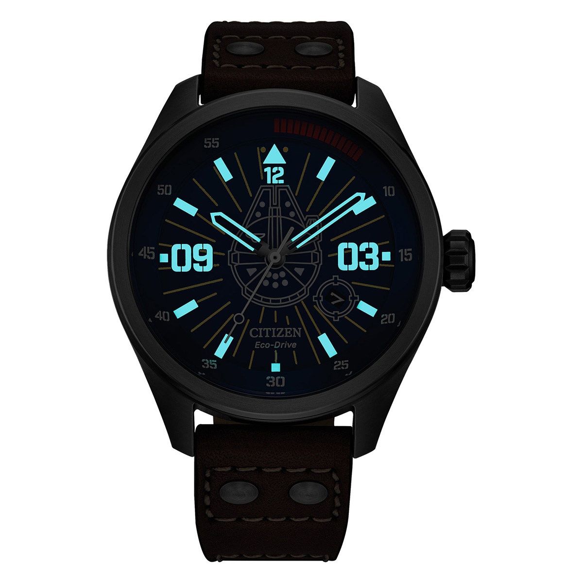 Citizen Star Wars Han Solo Blue Dial Mens Watch | Costco