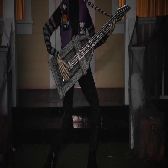 Halloween Skeleton Punk Rocker 1.83 m (6 ft.) | Costco