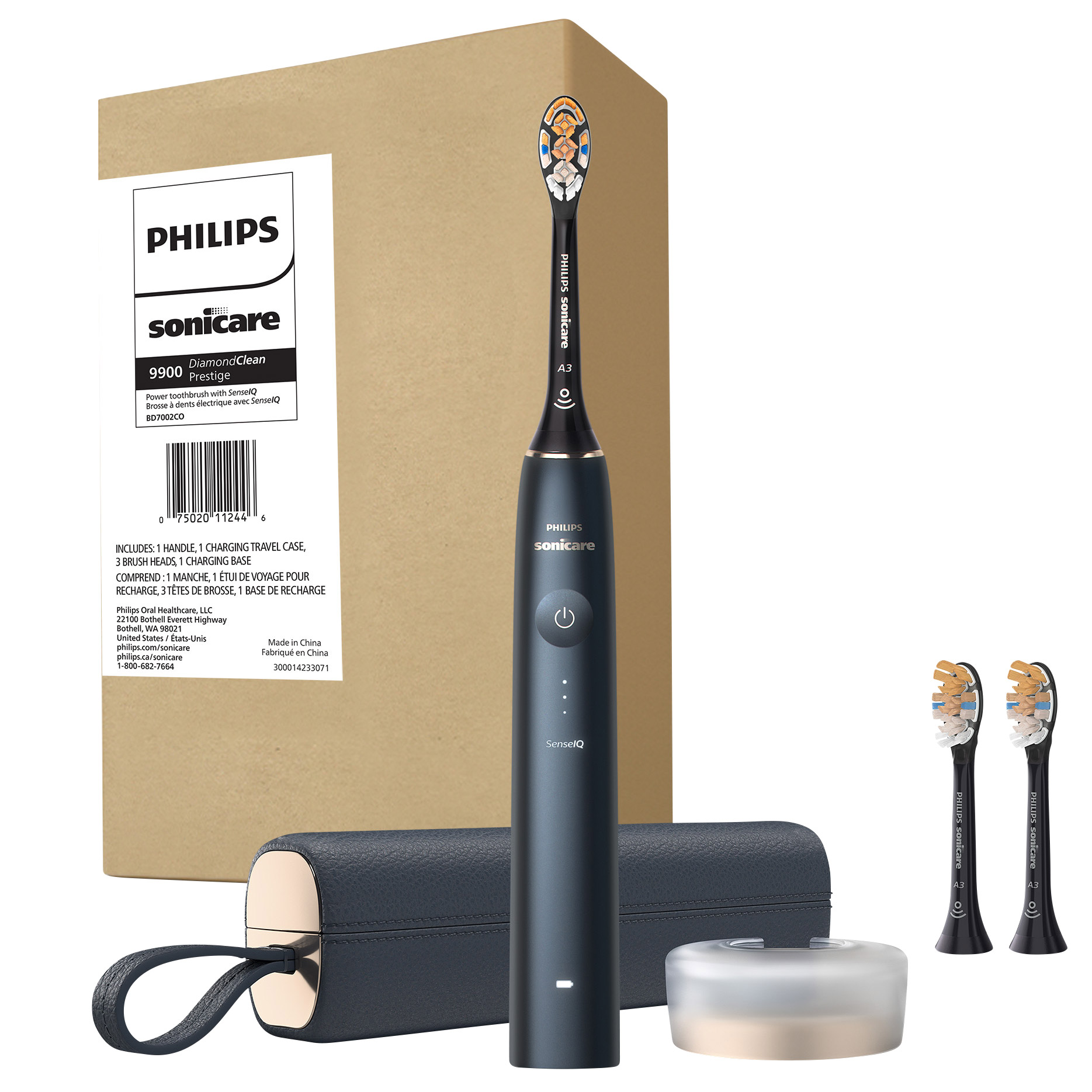 Philips Sonicare Prestige 9900 Rechargeable Electric Toothbrush, 1