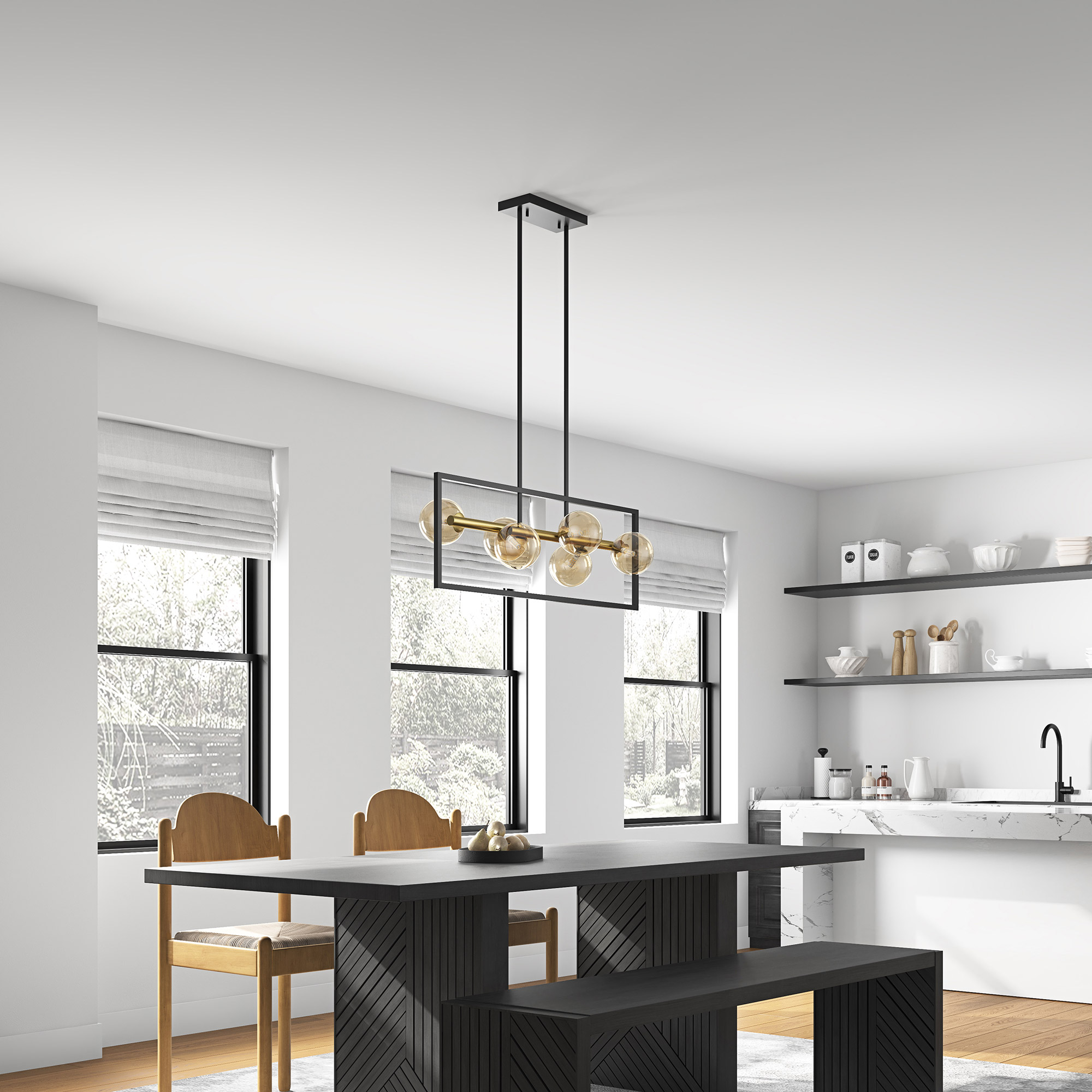 OVE Decors Sydney Chandelier in Black | Costco