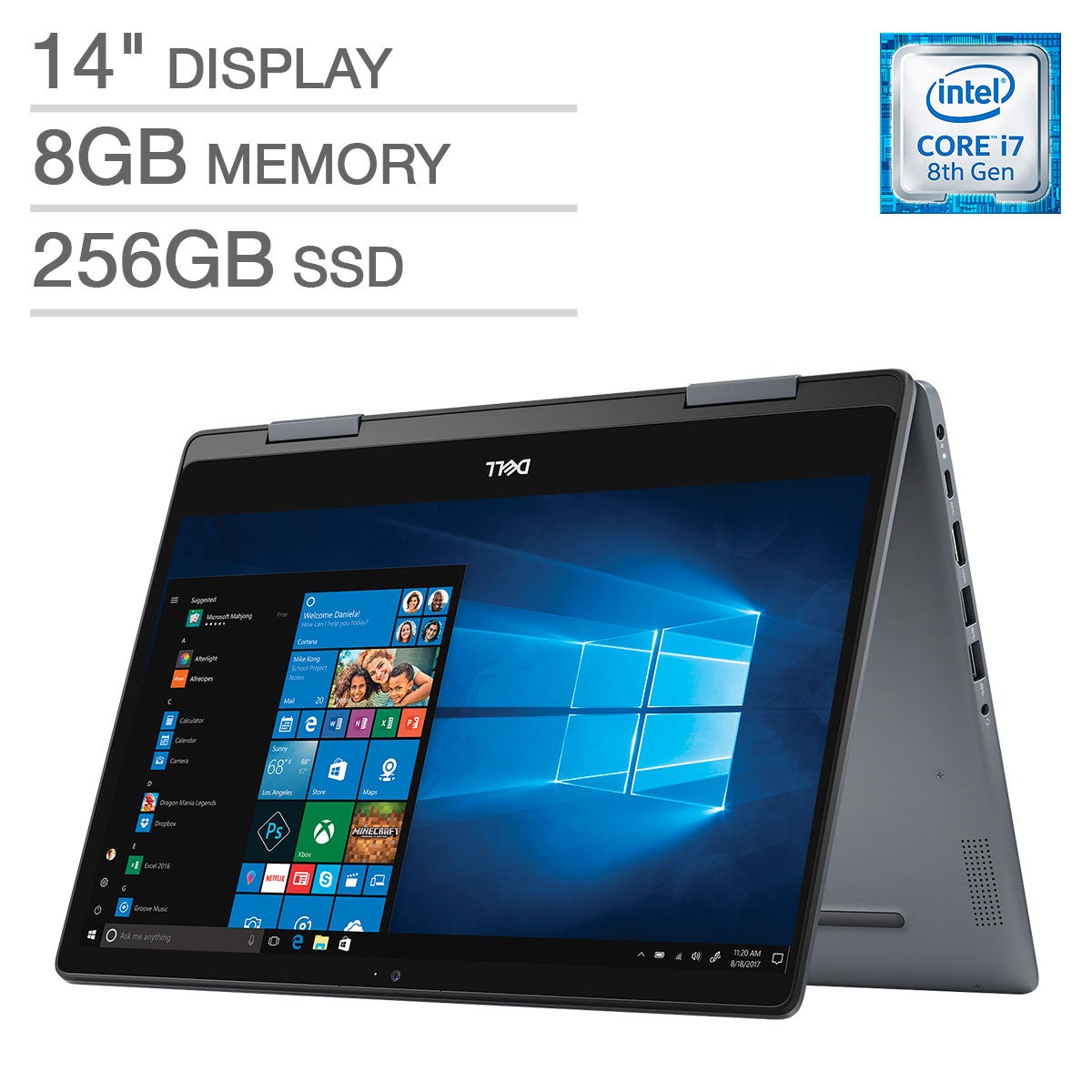 Dell Inspiron 14 5000 Series 2-in-1 Touchscreen Laptop - Intel