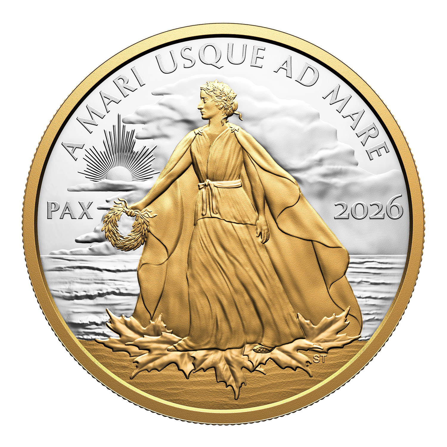 5 oz. 2026 Royal Canadian Mint Peace Dollar Silver Collectable Coin