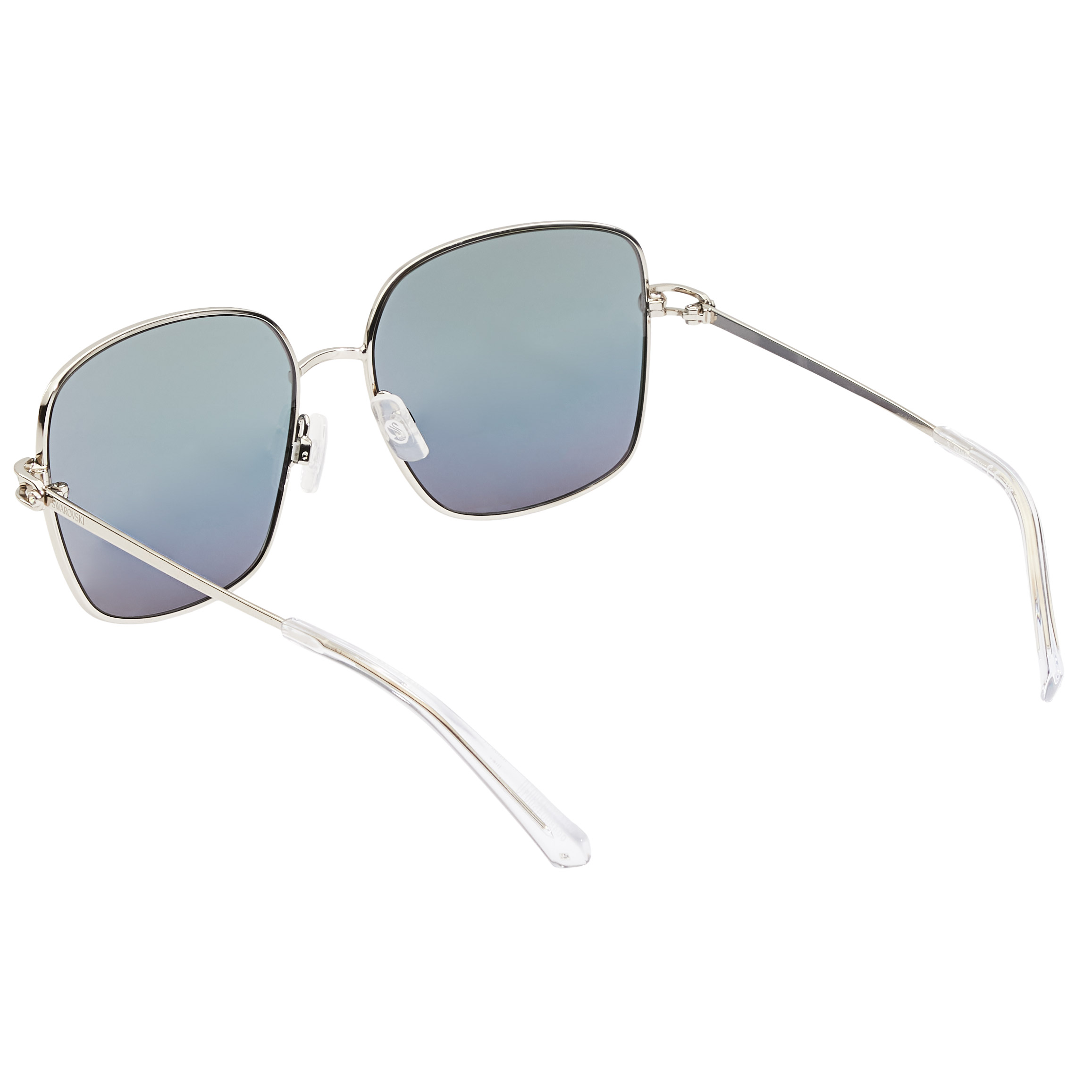 Swarovski SK0313 Shiny Palladium Gradient Sunglasses | Costco