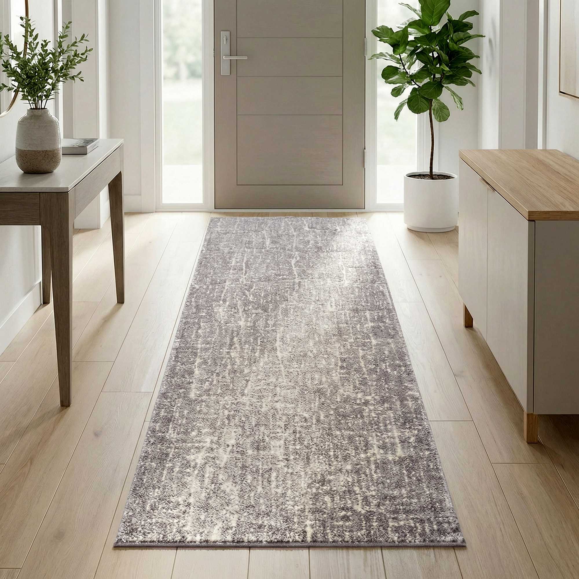 ACME Furniture TRIGON RUG 200×140 Gertmenian Turin Runner Rug, Marais Gray, 2'6” x 7' | Costco