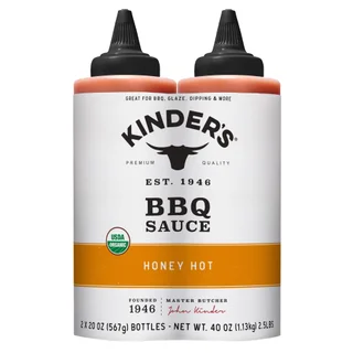 KINDER'S ORGANIC HONEY HOT BBQ SAUCE 2/20 OZ