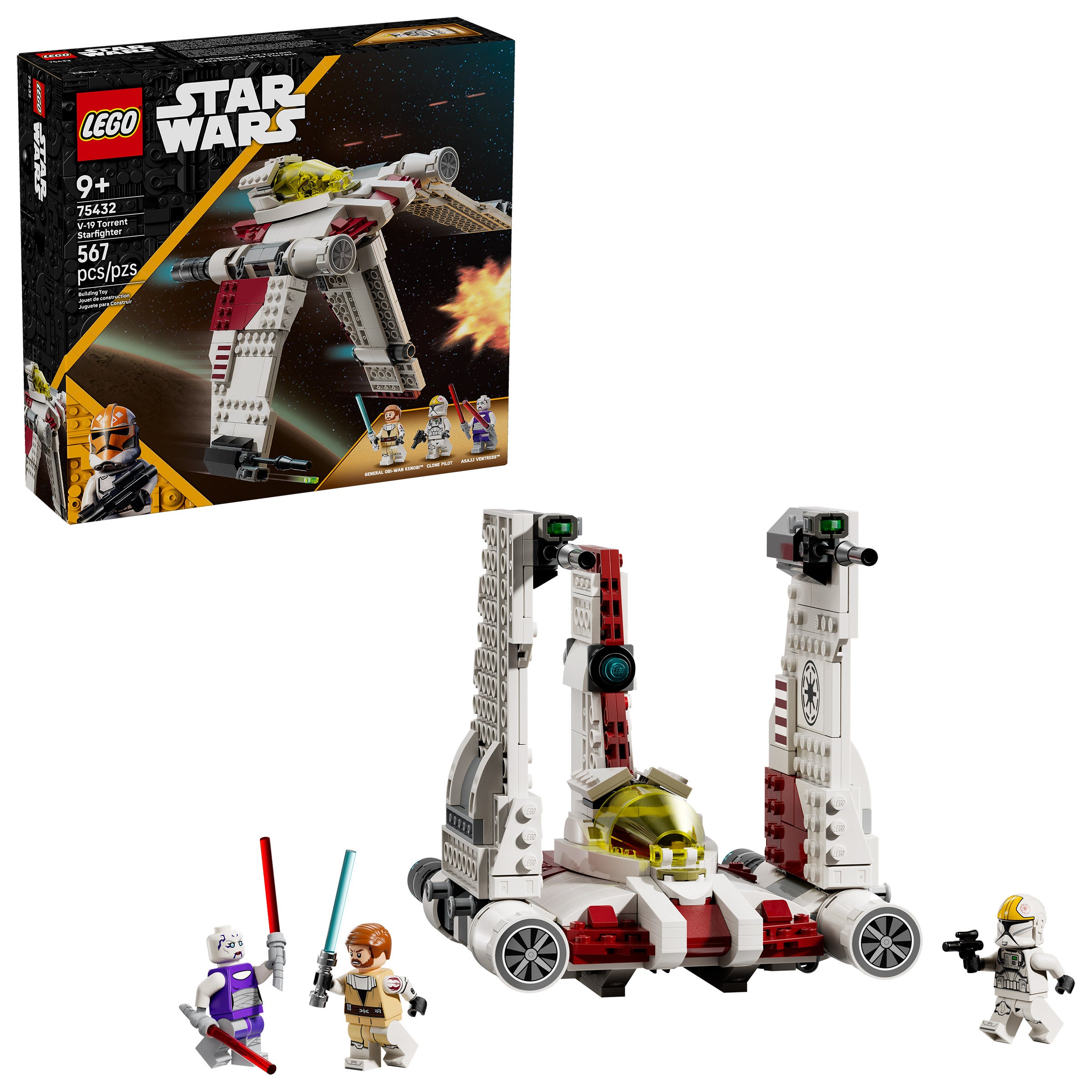 LEGO Star Wars: The Clone Wars V-19 Torrent Starfighter 75432 | Costco