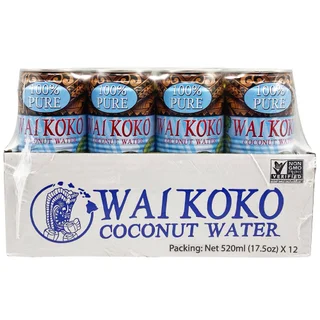 WAIKOKO PURE COCONUT WATER 12 - 17.5 OZ