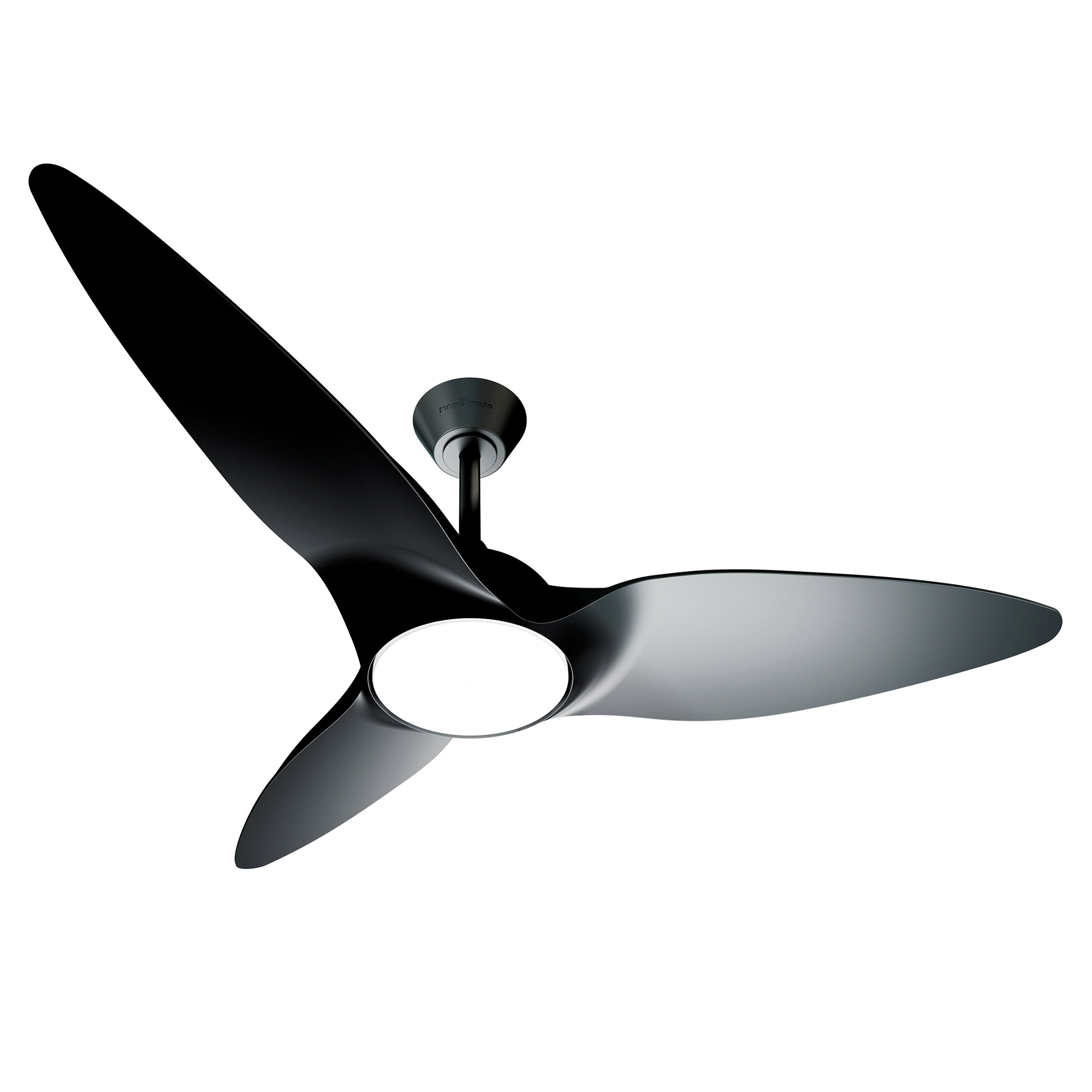 Atomi Smart Monarc 52” Wi-Fi Indoor Ceiling Fan with Color Changing Integrated LED Light and Remote