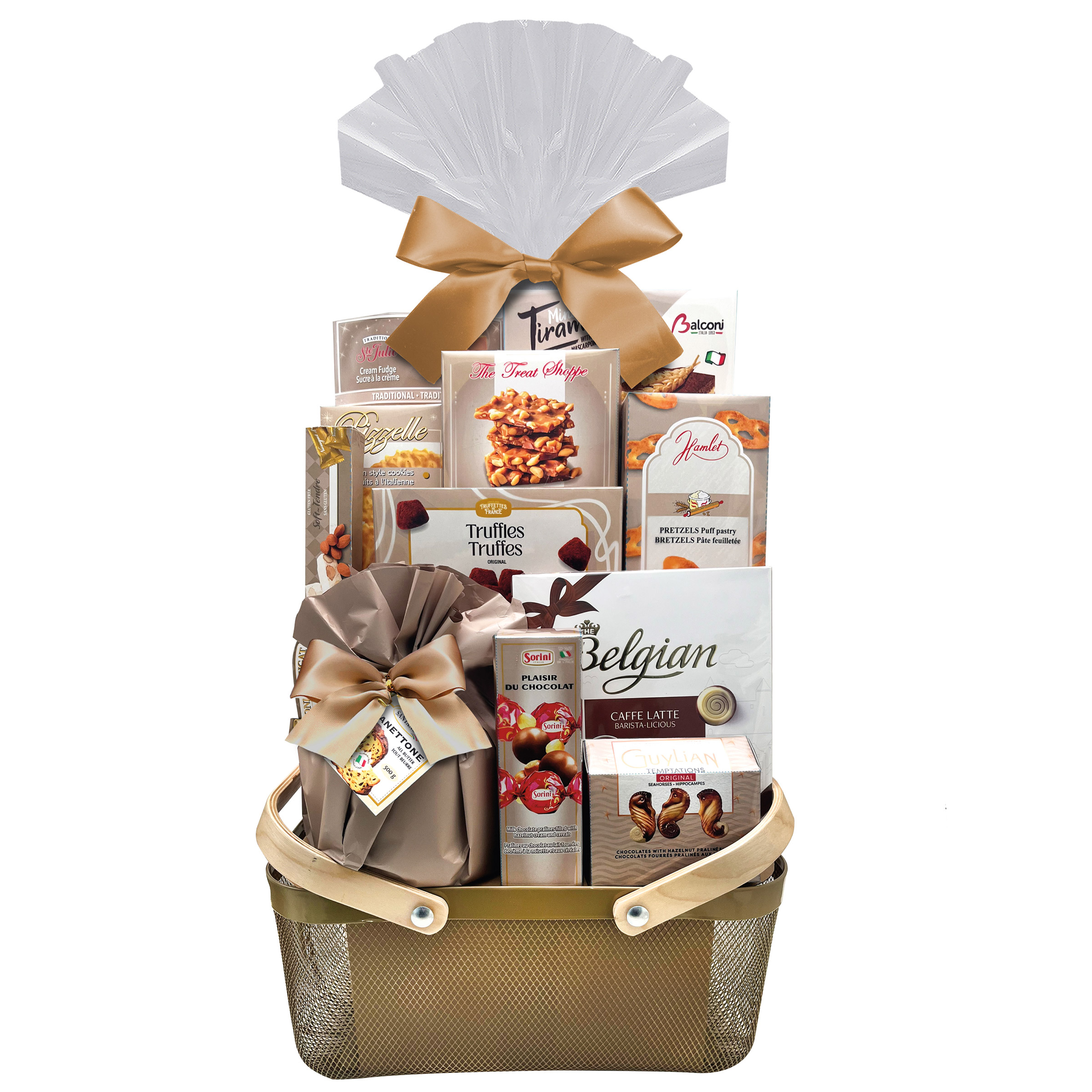 Metal Picnic Basket Gift Set