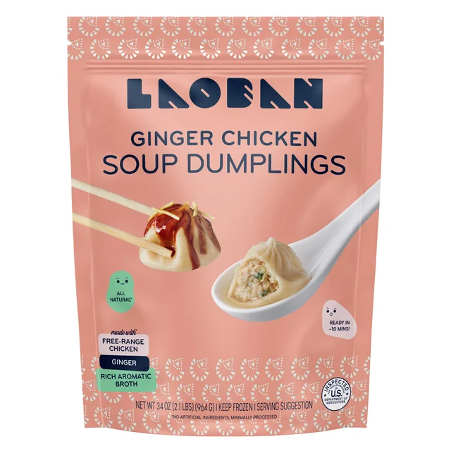 LAOBAN SOUP DUMPLING GINGER CHICKEN 34 OUNCES