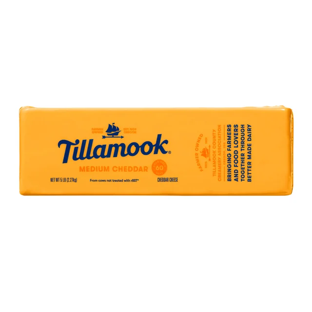 TILLAMOOK MEDIUM CHEDDAR 5 LB