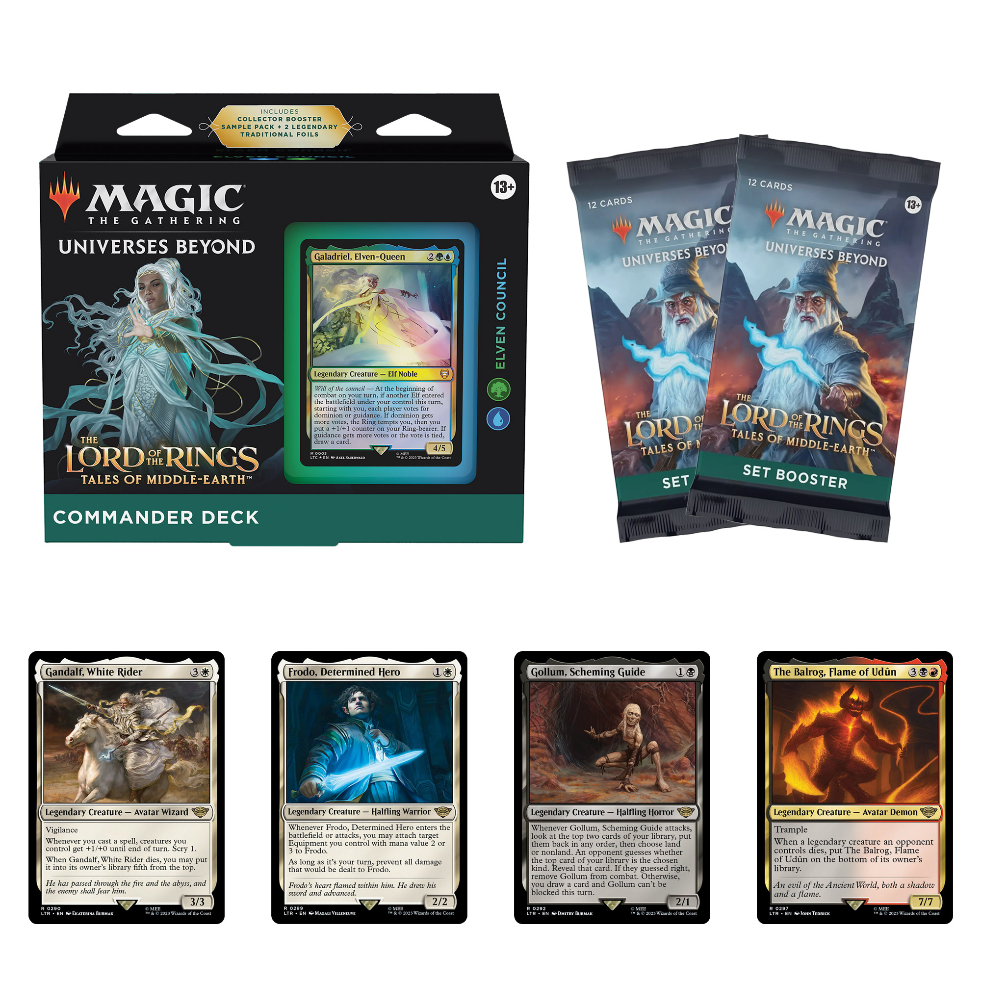 Magic the Gathering The Lord of the Rings Commander Bundle, Elven Council 