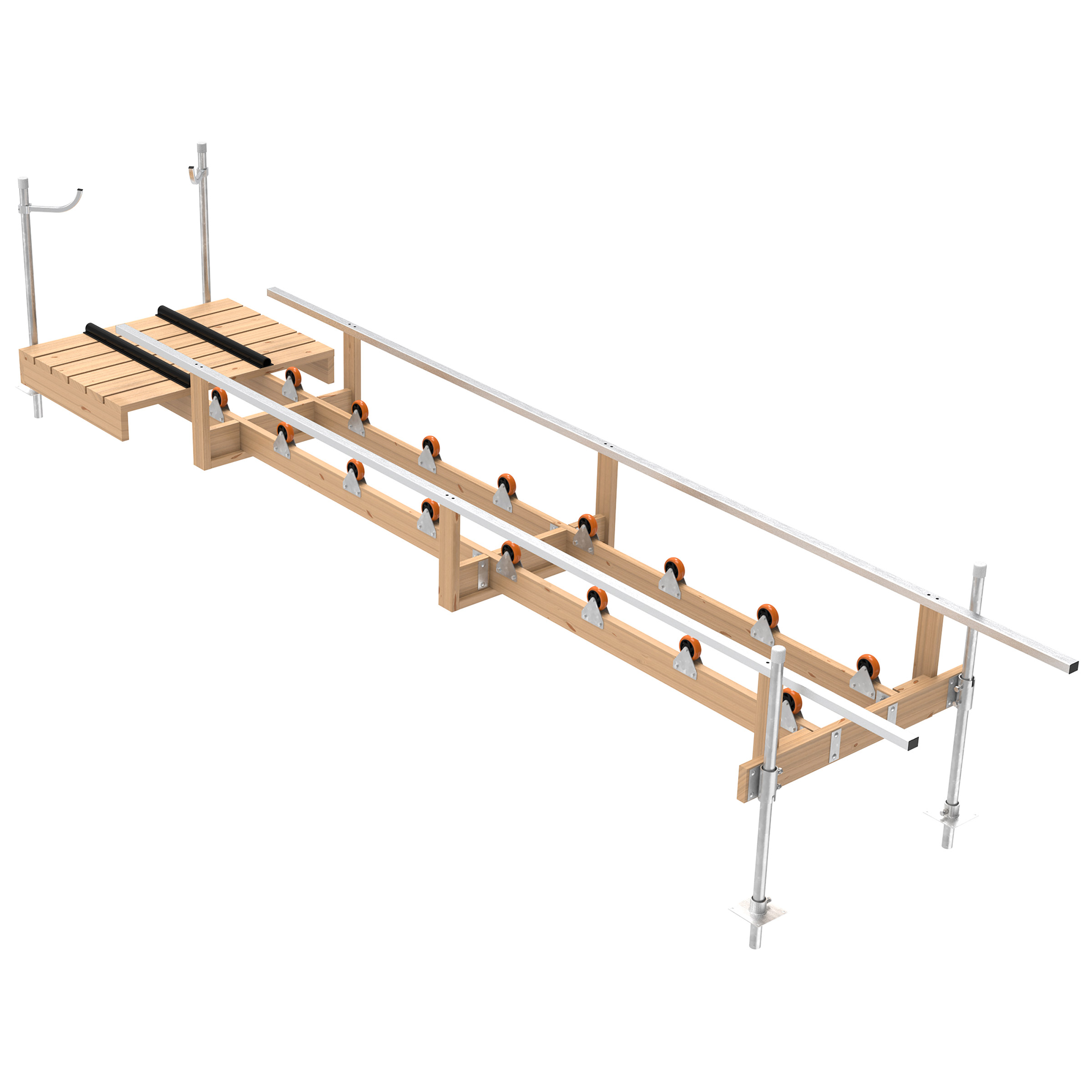 Multinautic Wood Kayak Ramp Kit