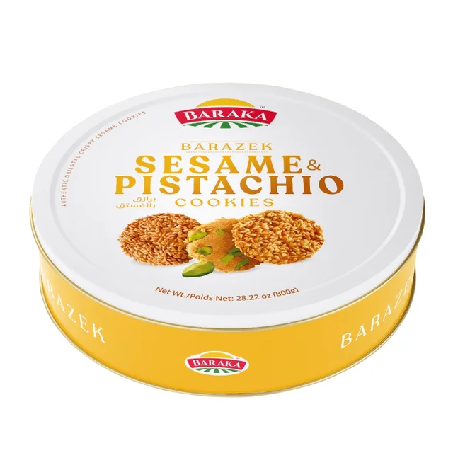 BARAZEK SESAME & PISTACHIO COOKIES 28.22 OZ
