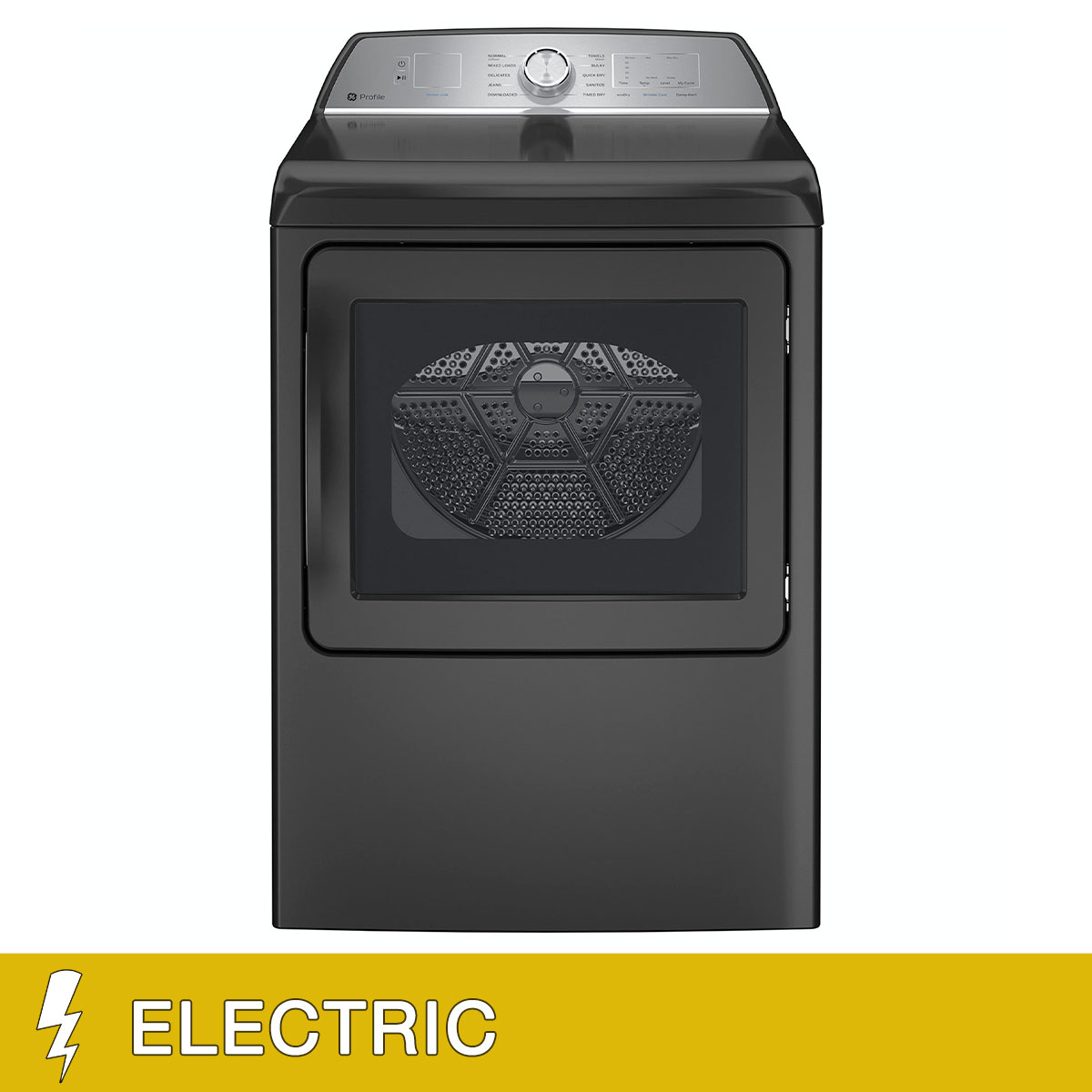 GE Profile 7.4 cu. ft. ELECTRIC Dryer with Sensor Dry  Sanitize Cycle  WiFi